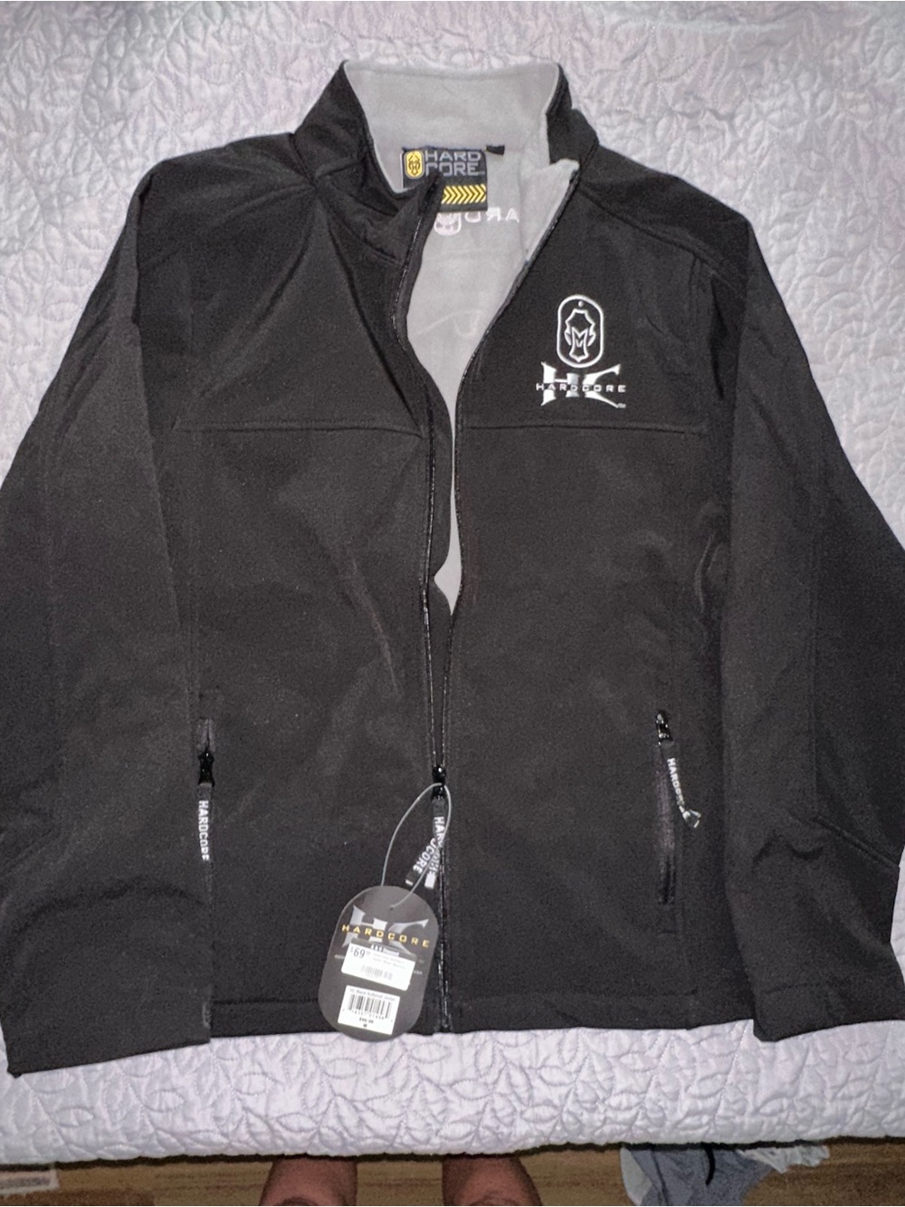 Men's Black Performance Softshell Jacket